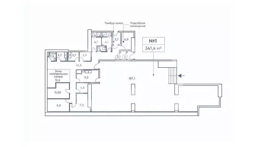 Помещение свободного назначения в Москва просп. Академика Сахарова, 7 ... - Фото 2