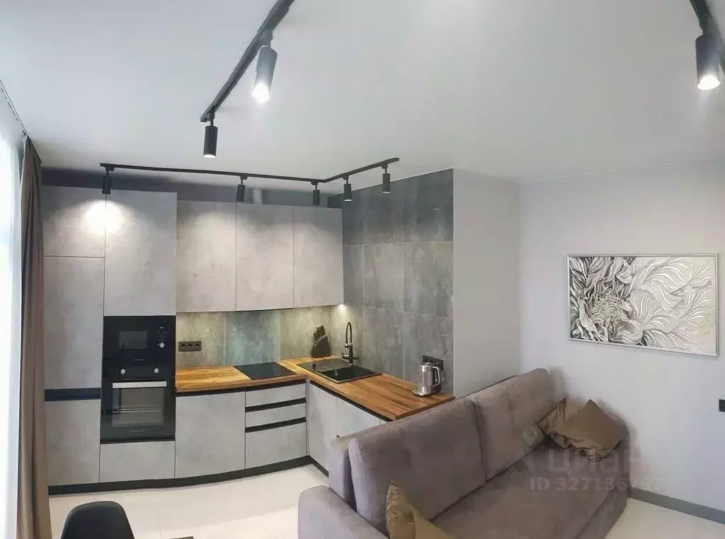 1-к кв. Краснодарский край, Сочи Завокзальный мкр, пер. Трунова, 6к1 ... - Фото 1