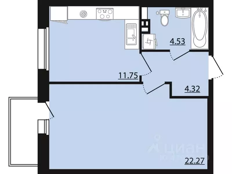 Студия Воронежская область, Рамонский район, Яменское с/пос, пос. ... - Фото 1