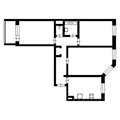 3-к кв. Красноярский край, Норильск Комсомольская ул., 17/3 (67.0 м) - Фото 1