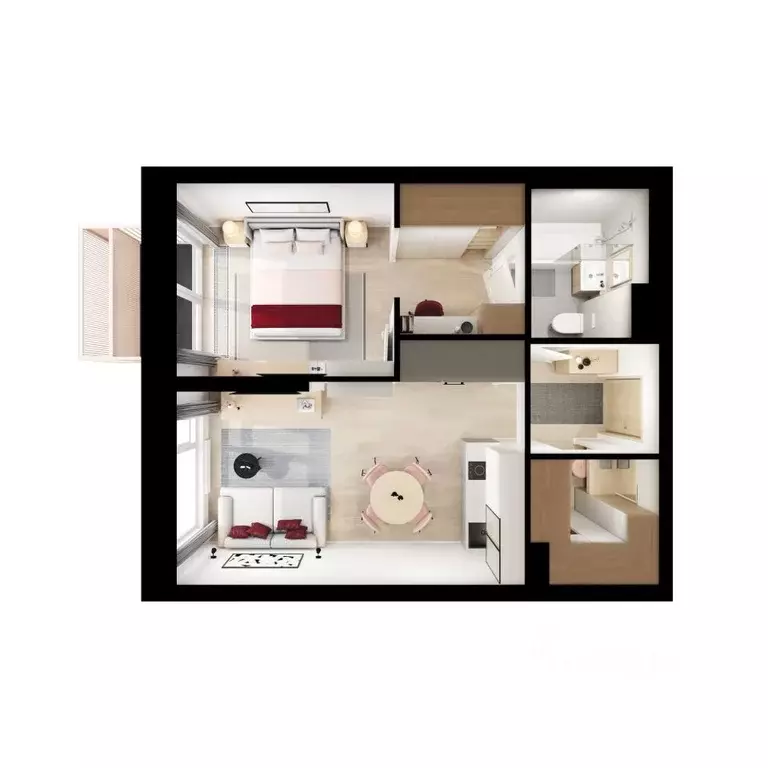 1-к кв. Москва Алтуфьевское 53 жилой комплекс, 1.1 (39.4 м) - Фото 2