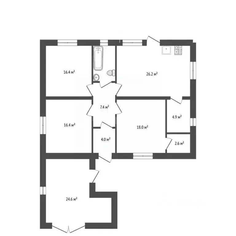 Дом в Воронежская область, Рамонский район, с. Ямное пер. Баррикадный, ... - Фото 1