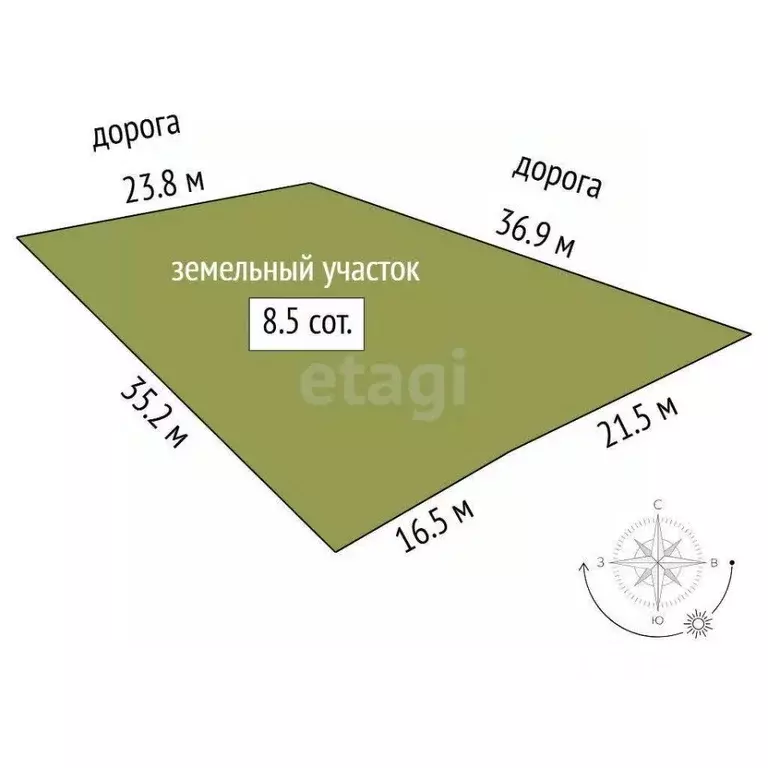 Участок в Тюменская область, Тюменский муниципальный округ, д. ... - Фото 2