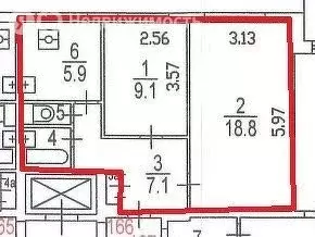 2-комнатная квартира: Москва, Чертановская улица, 43к2 (44.2 м) - Фото 0