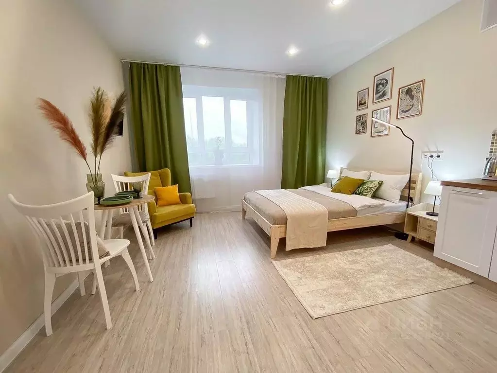 1-к кв. Ульяновская область, Ульяновск пл. Горького, 9 (25.0 м) - Фото 0