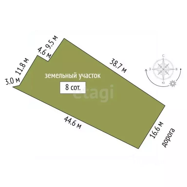 Участок в Саратовская область, Балашовский район, с. Репное Советская ... - Фото 2