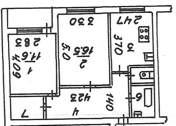 2-к кв. Волгоградская область, Волжский ул. Мира, 52 (50.7 м) - Фото 2