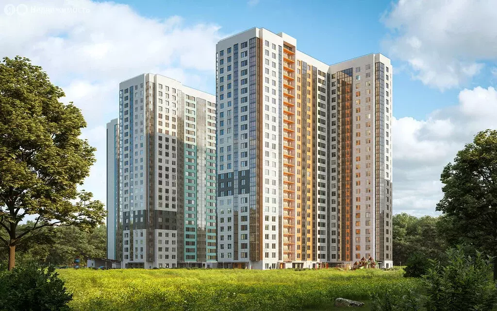 1-комнатная квартира: Красногорск, улица Игоря Мерлушкина, 2 (35 м) - Фото 0