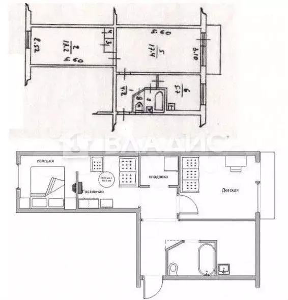 2-к. квартира, 45 м, 4/5 эт. - Фото 0