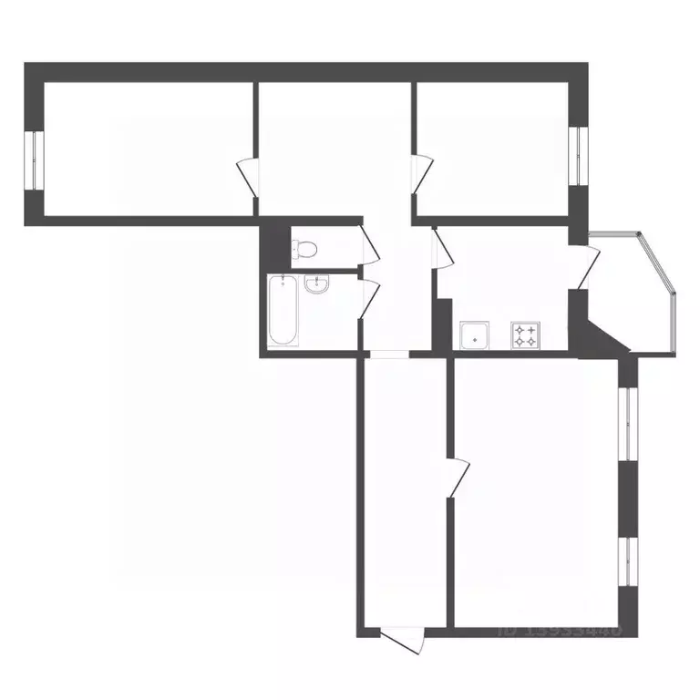3-к кв. Тюменская область, Тюмень ул. Муравленко, 7 (75.4 м) - Фото 1