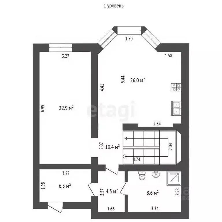 3-к кв. Вологодская область, Череповец ул. Тимохина, 12Б (210.0 м) - Фото 2