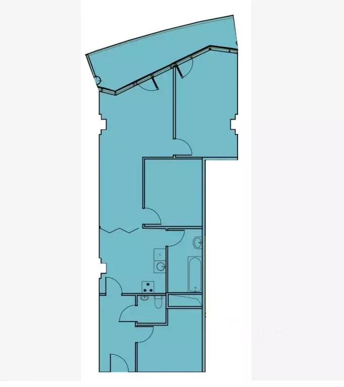 2-к кв. Краснодарский край, Сочи Курортный просп., 108 (94.1 м) - Фото 1