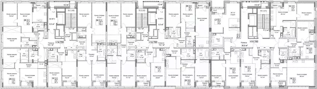 2-к кв. Нижегородская область, Нижний Новгород Ильинская ул. (82.9 м) - Фото 2