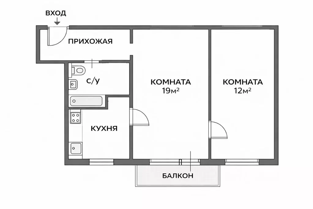 2-к кв. Ярославская область, Ярославль ул. Большая Октябрьская, 130а ... - Фото 2