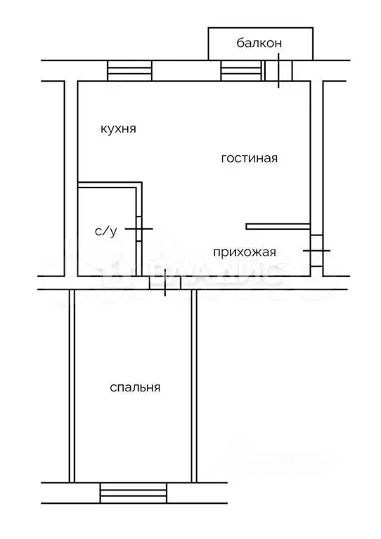 2-к. квартира, 56 м, 5/5 эт. - Фото 0