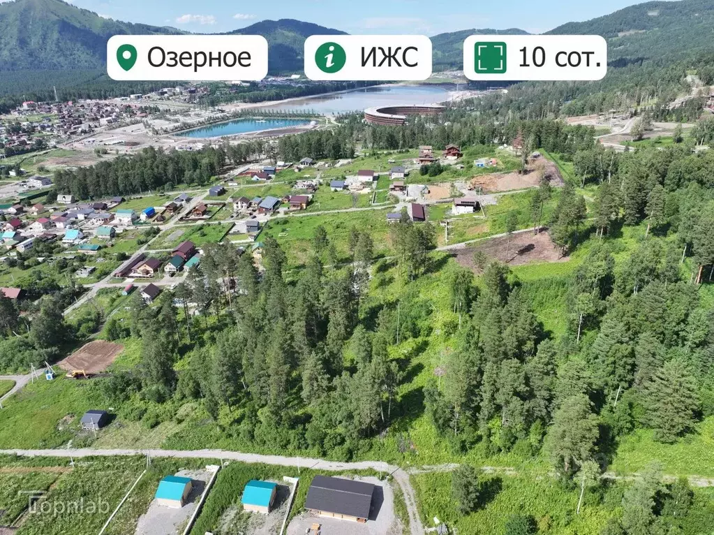 Участок в Алтай, Майминский район, Манжерокское с/пос, с. Озерное ул. ... - Фото 1