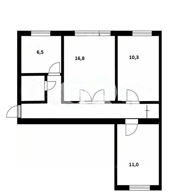 3-к кв. Новосибирская область, Бердск ул. Ленина, 16А (60.0 м) - Фото 1