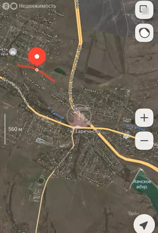 Участок в село Доброе, Трудовая улица (12 м) - Фото 1