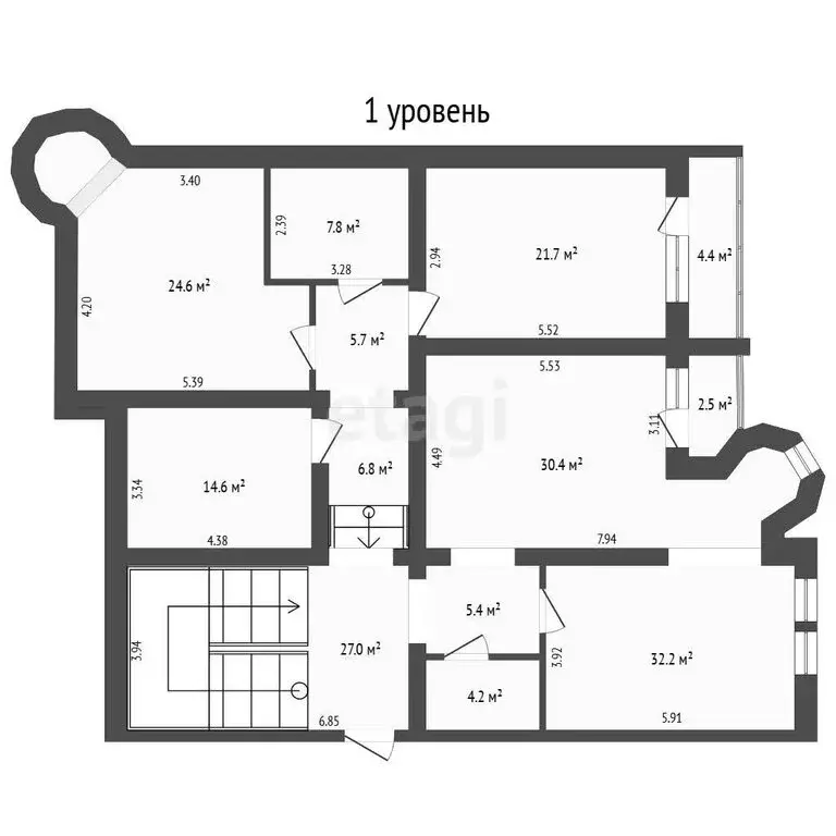 6-комнатная квартира: Тюмень, улица Николая Фёдорова, 9 (300 м) - Фото 1