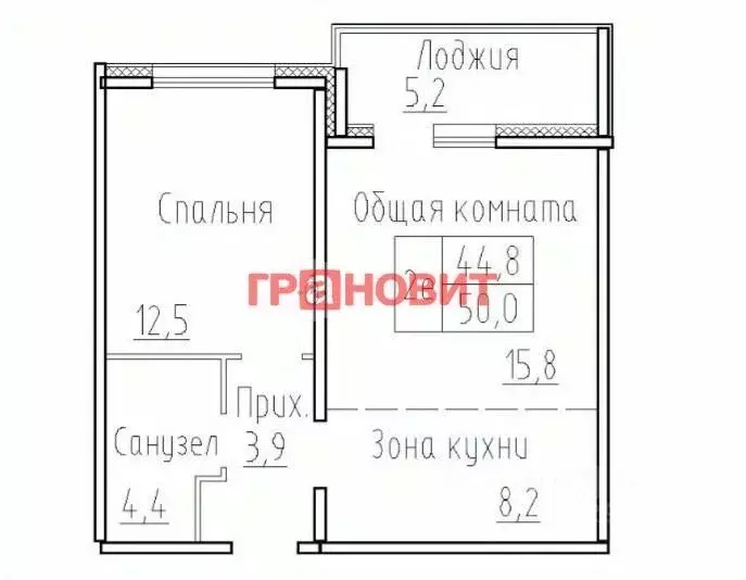 2-к кв. Новосибирская область, Новосибирский район, Мичуринский ... - Фото 1