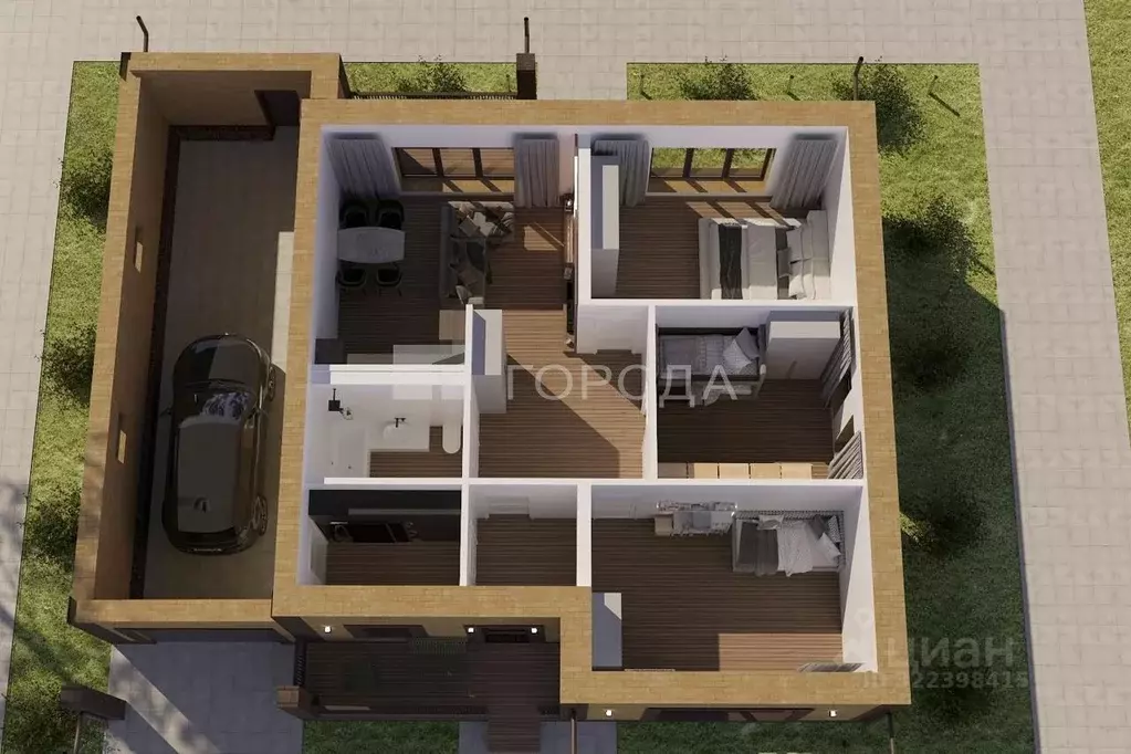 Дом в Алтайский край, Первомайский район, с. Фирсово ул. Оливковая, 8 ... - Фото 1