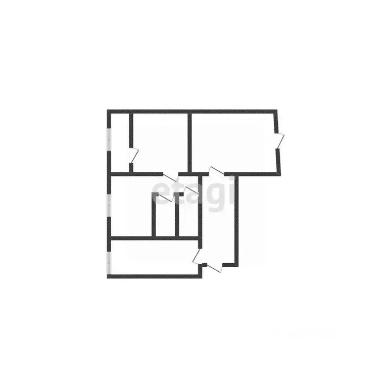 3-к кв. Курская область, Курск ул. Косухина, 24 (60.3 м) - Фото 1
