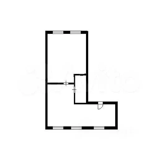 1-к. квартира, 35 м, 2/4 эт. - Фото 0