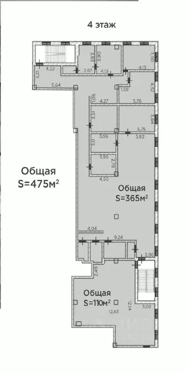 Офис в Тюменская область, Тюмень Комсомольская ул., 57 (475 м) - Фото 1