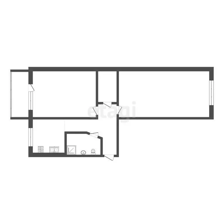 2-комнатная квартира: Петропавловск-Камчатский, улица Тушканова, 29 ... - Фото 1