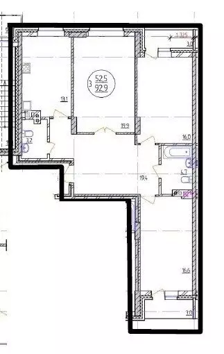 3-комнатная квартира: Новосибирск, улица Дуси Ковальчук, 244 (98.9 м) - Фото 1