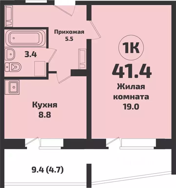 1-к кв. Новосибирская область, Новосибирский район, Станционный ... - Фото 0