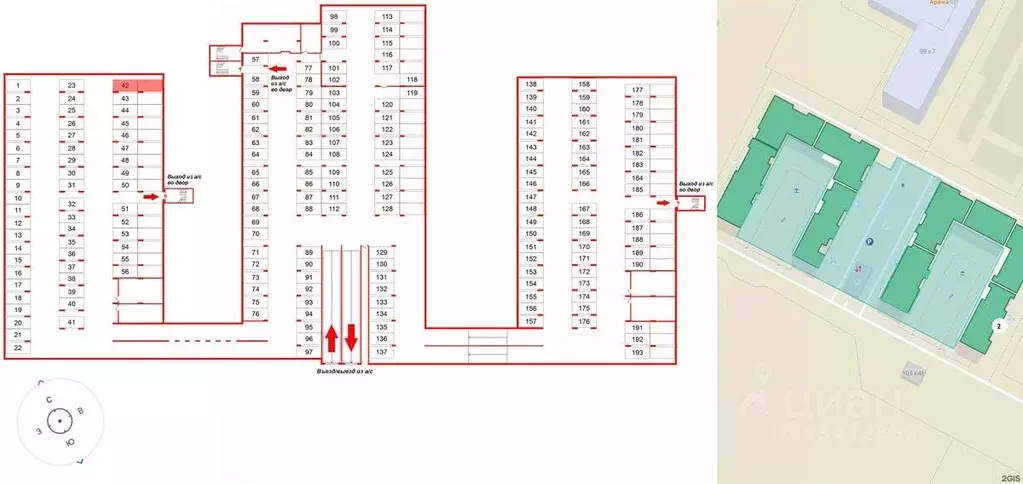 Гараж в Санкт-Петербург Пулковское ш., 99к6 (27 м) - Фото 1
