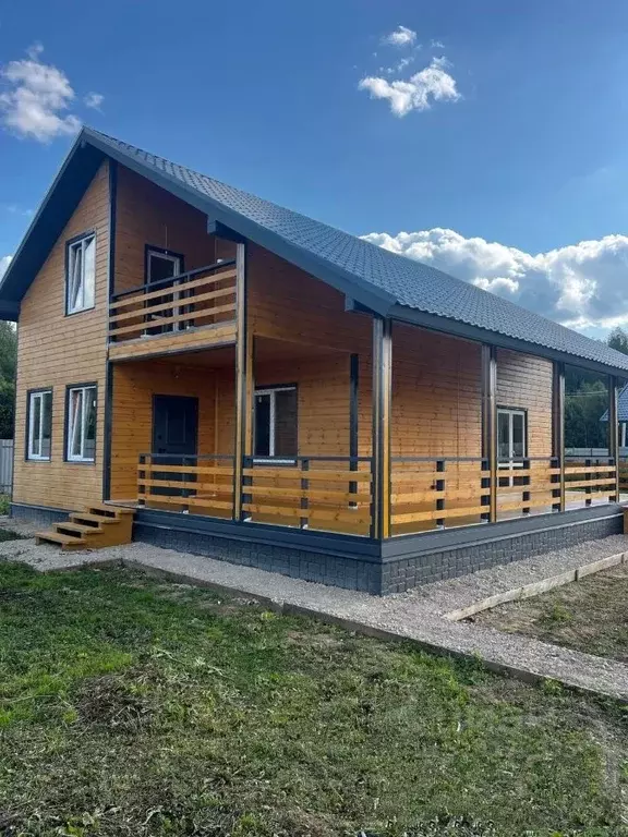 Дом в Калужская область, Боровский район, Совьяки с/пос, Иван-да-Марья ... - Фото 0