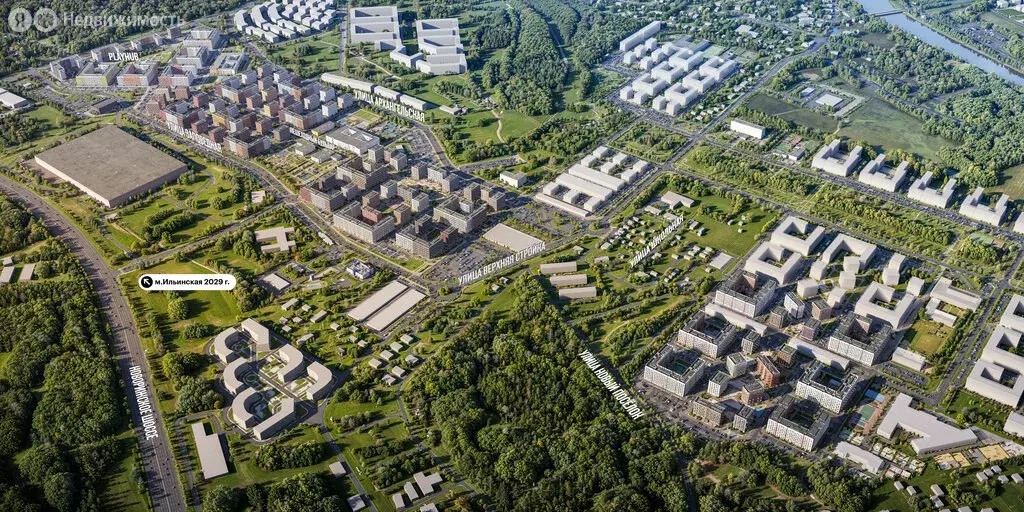 2-комнатная квартира: посёлок Ильинское-Усово, ЖК Ильинские Луга (50.7 ... - Фото 1