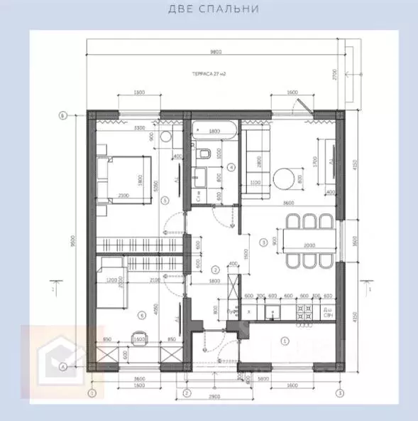 Дом в Севастополь ул. Вакуленчука, 29/2 (86 м) - Фото 1