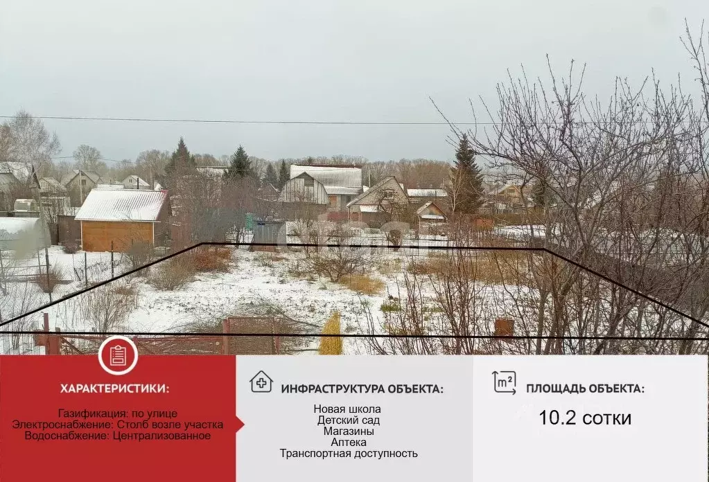 Участок в Алтайский край, Барнаул Декоратор СНТ, 76 (10.2 сот.) - Фото 2