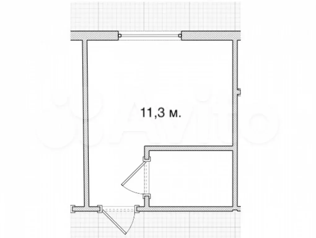 Квартира-студия, 11,3 м, 1/6 эт. - Фото 0