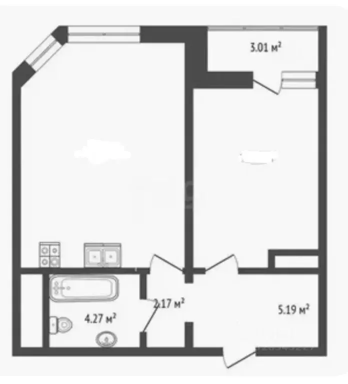 1-к кв. Санкт-Петербург Комендантский просп., 57к2 (41.0 м) - Фото 1
