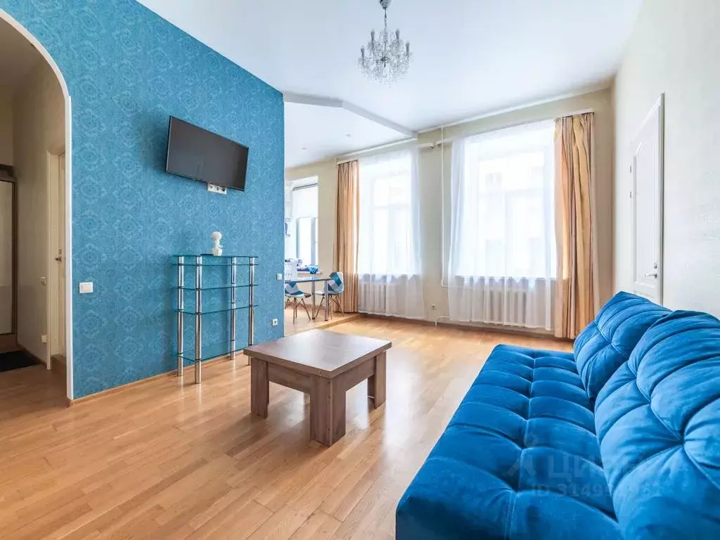 1-к кв. Санкт-Петербург ул. Большая Зеленина, 13 (53.0 м) - Фото 1