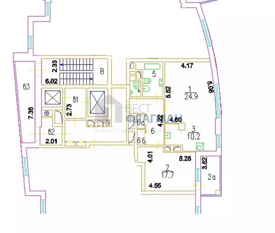 2-к кв. Москва ул. Академика Пилюгина, 22К1 (70.5 м) - Фото 1