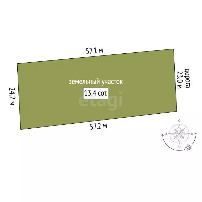 Участок в Шуйское сельское поселение, ДНТ Сургубское (13.38 м) - Фото 1