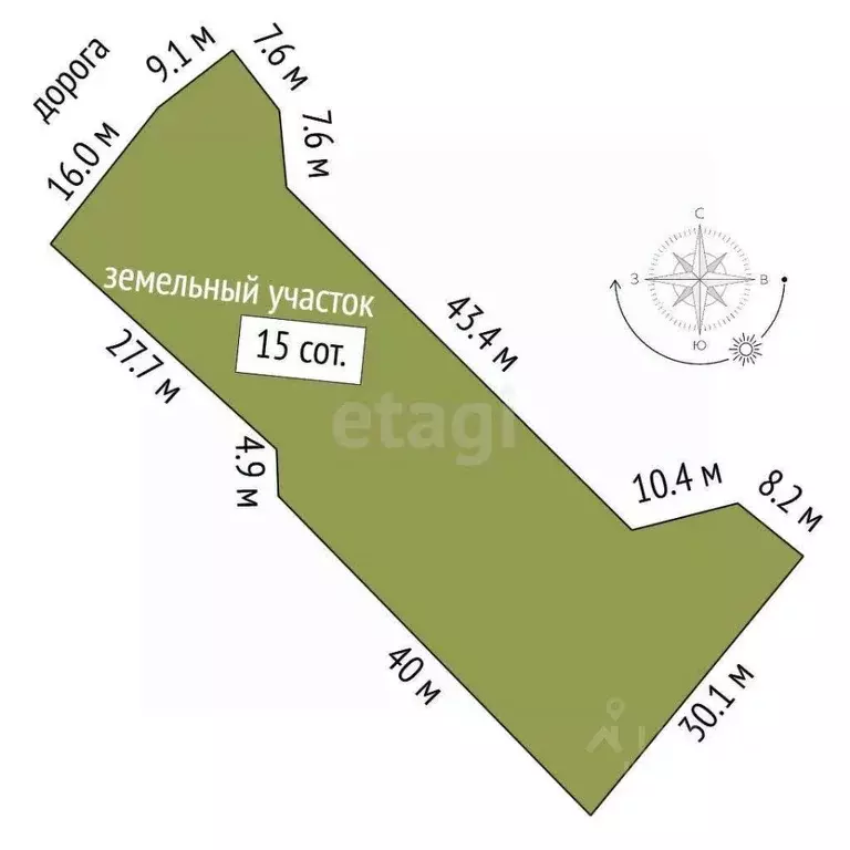 Участок в Ханты-Мансийский АО, Ханты-Мансийск Кедровый пер., 12 (15.0 ... - Фото 2