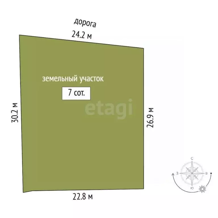 Участок в Тюменская область, Тюменский муниципальный округ, Исток СНТ ... - Фото 2