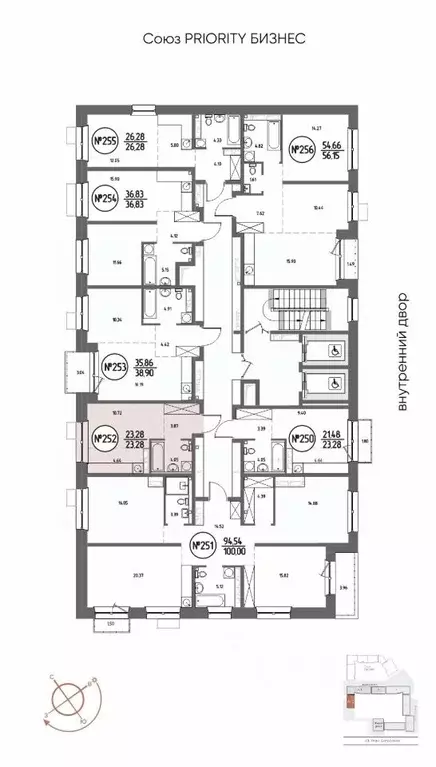 Студия Иркутская область, Иркутск Макс жилой комплекс (23.28 м) - Фото 2