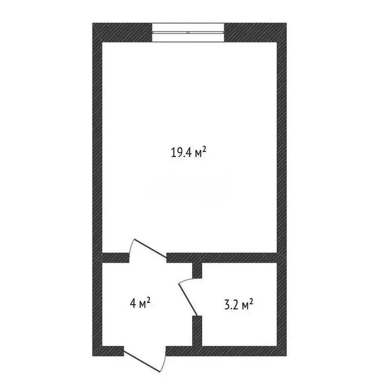 Квартира-студия: Балахна, улица Чапаева, 6 (25.5 м) - Фото 1