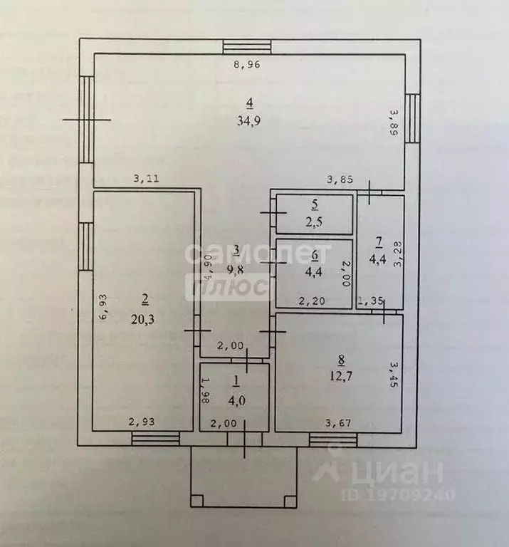 Дом в Курская область, Курск Борзеновский пер., 12 (98 м) - Фото 2