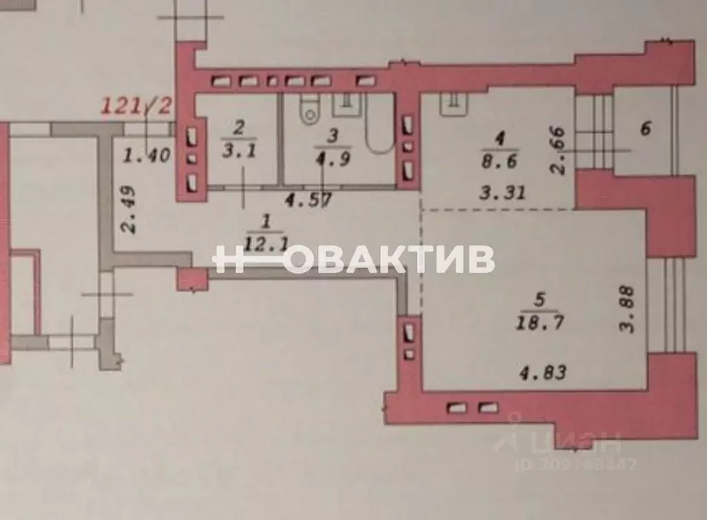 1-к кв. Новосибирская область, Новосибирск Академгородок мкр, бул. ... - Фото 0