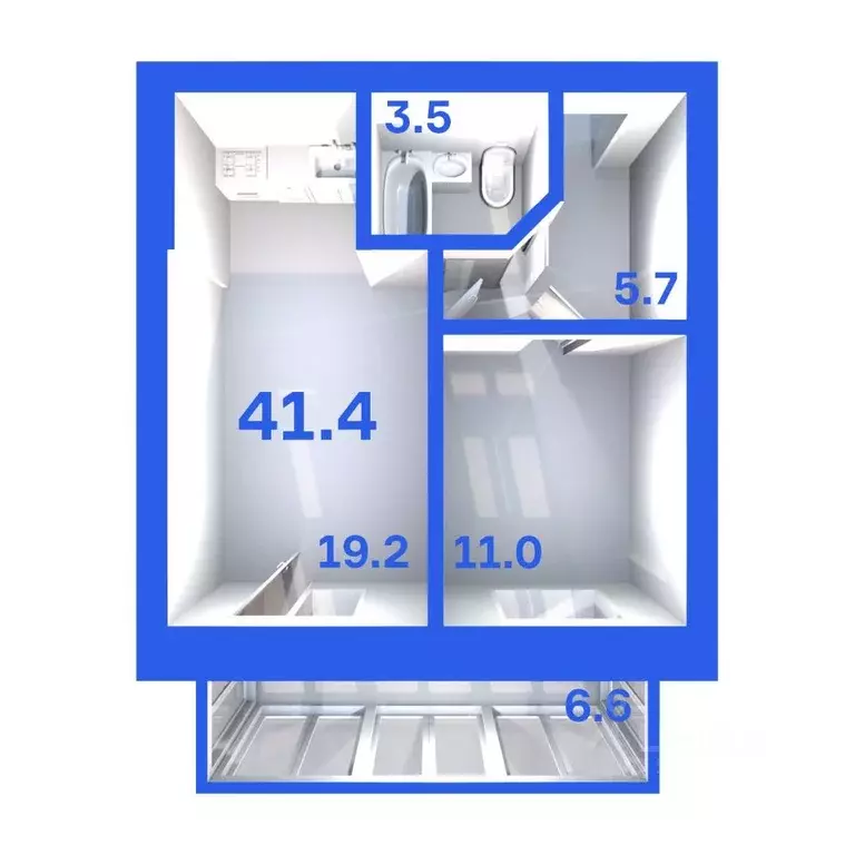 1-к кв. Псковская область, Псковский район, Завеличенская волость, д. ... - Фото 1