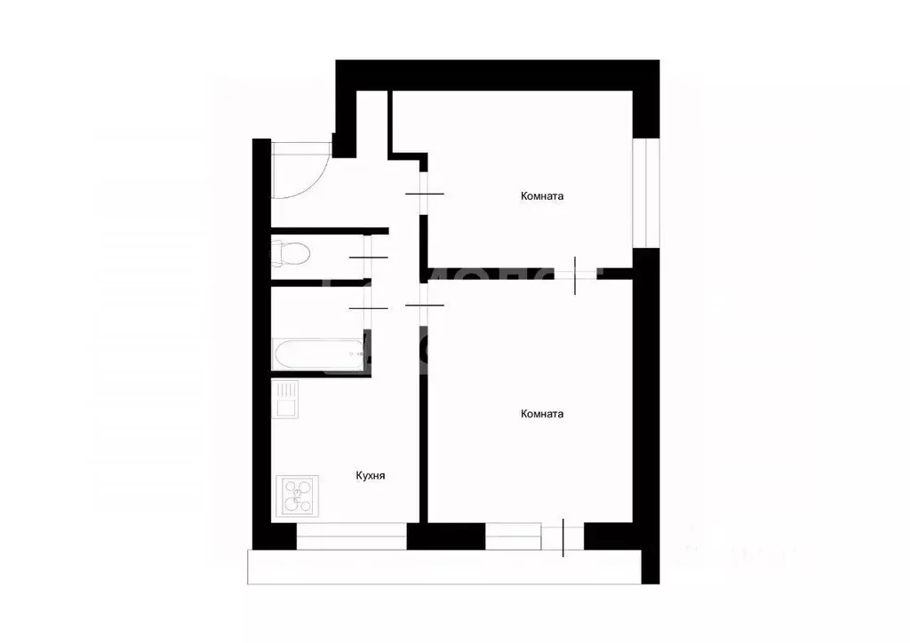 2-к кв. Москва Саянская ул., 15К1 (38.0 м) - Фото 1