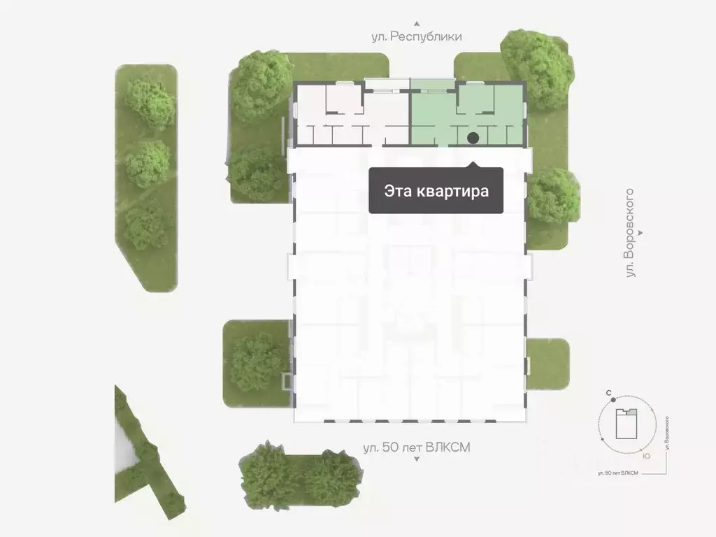 2-к кв. Тюменская область, Тюмень ул. Республики, 204к18 (58.65 м) - Фото 2